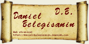 Daniel Belegišanin vizit kartica